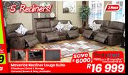 Maverick 3-Piece Recliner Lounge Suite