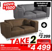 Rio 2 Division Couch-For 2