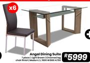 Angal 7 Piece Dining Suite