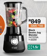 Russell Hobbs Desire Black Jug Blender