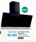 Elica 90cm Shire Black Glass Extractor