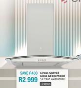 Elica 60cm Circus Curved Glass Cookerhood
