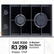 Snappy Chef 2 Burner Gas Stove SCG003