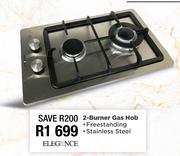 Elegance 2 Burner Gas Hob 