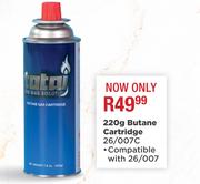 Totai 220g Butane Cartridge 26/007C