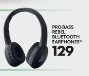 Pro Bass Rebel Bluetooth Earphones