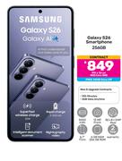 Samsung Galaxy S26 Smartphone 256GB-On Red Core 3GB