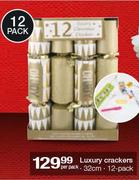 Luxury Crackers 32cm 12-Pack-Per Pack