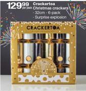 Crackertoa Christmas Crackers 32cm 6 Pack-Per Pack