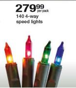 140 4-Way Speed Lights-Per Pack