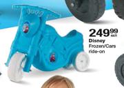 Disney Frozen/Cars Rider-On-Each