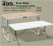 Bush Baby Opvoubare Tafels (120cm x 90cm x 73.5cm) - elk