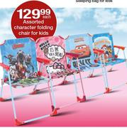 Assorted Characters Folding Chair For Kids-Each