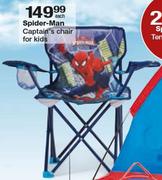 Spider-Man Captain’s Chair For Kids-Each