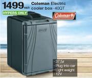 coleman electric cool box