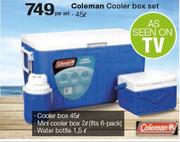 Coleman 45Ltr Cooler Box Set-Per Set
