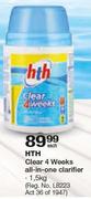 HTH Clear 4 Weeks All-In-One Clarifier-1.5kg Each