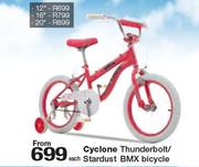 Cyclone 16” Thunderbolt/Stardust BMX Bicycle-Each