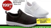 Sneakers For Men Black/White-Per Pair
