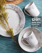 Vanity Grey Eetservies 12 Stuk-Per Stel