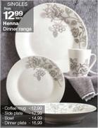 Henna Dinner Range Coffee Mug-Each
