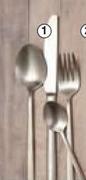 16 Piece Autograph Stainless Steel Flat Mat Cutlery Set