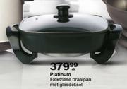 Platinum Elektriese Braaipan Met Glasdeksel