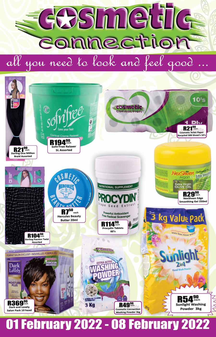 Cosmetic Connection Specials 01 February 08 February 2022 m.guzzle .za