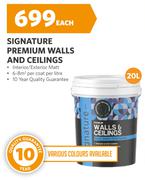 Signature 20L Premium Walls & Ceilings 