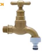 Garden Bib Tap 1/2 x 3/4 x 1/2 Inch 169145