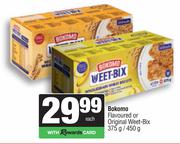 Bokomo Flavoured Or Original Weet Bix-375g/450g