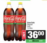 Coca Cola Regular Only-For 2 x 1.5L