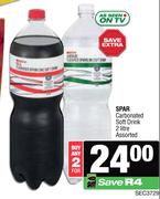 Spar Carbonated Soft Drink Assorted-For 2 x 2L