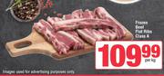 Frozen Beef Flat Ribs (Class A)-Per Kg