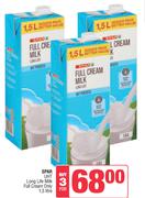Spar UHT Long Life Milk Full Cream Only-For 3 x 1.5L