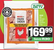 Spar IQF Chicken Mixed Portions-4Kg