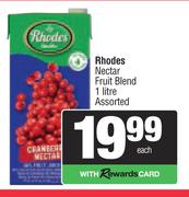 Rhodes Nectar Fruit Blend Assorted-1L