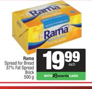 Rama Spread For Bread 37% Fat Spread Brick-500g