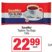 SaveMor Tagless Teabags-100s