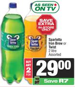 Sparletta Iron Brew Or Twist Assorted-For 2 x 2L