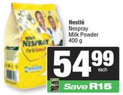 Nestle Nespray Milk Powder-400g