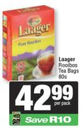Laager Rooibos Tea Bags-80's Pack