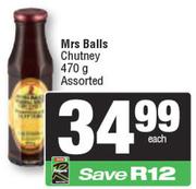 Mrs Balls Chutney Assorted-470g