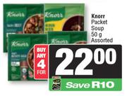 Knorr Packet Soup Assorted-For Any 4 x 50g