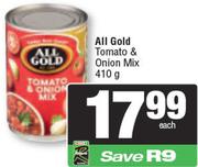 All Gold Tomato & Onion Mix-410g