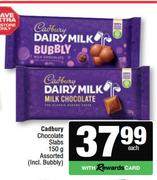 Cadbury Chocolate Slabs Assorted-150g