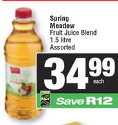  Spring Meadow Fruit Juice Blend Assorted-1.5Ltr Each
