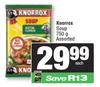 Knorrox Soup Assorted-750g Each