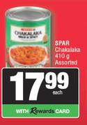 Spar Chakalaka Assorted-410g Each