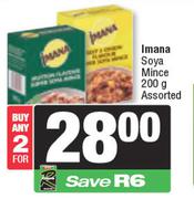 3Imana Soya Mince Assorted-For 2 x 200g